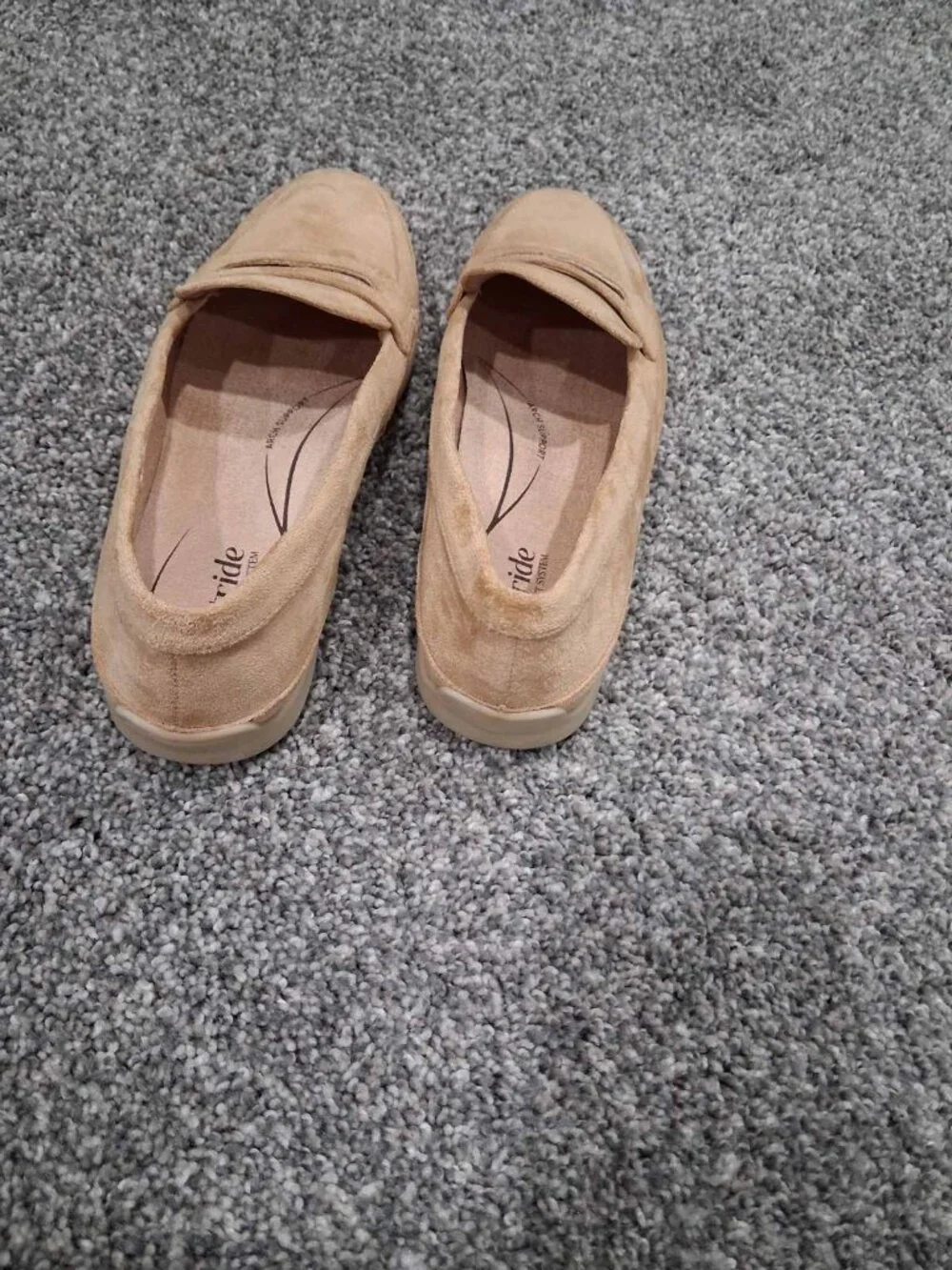 LifeStride Malta Loafers – Tan Suede – Size 9